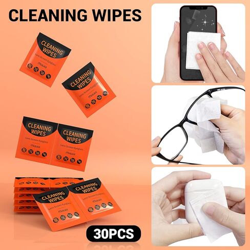 Cleaning Kit for iPhone Cell Phone Airpod, Charging Port Cleaning Tool for iPhone, Cleaner Kit for iPhone Screen Earbud Eyeglass Laptop PC, Cleaning Tool for Apple iPhone Charger Lightning Port USB C in Kuwait