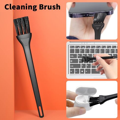 Cleaning Kit for iPhone Cell Phone Airpod, Charging Port Cleaning Tool for iPhone, Cleaner Kit for iPhone Screen Earbud Eyeglass Laptop PC, Cleaning Tool for Apple iPhone Charger Lightning Port USB C in Kuwait