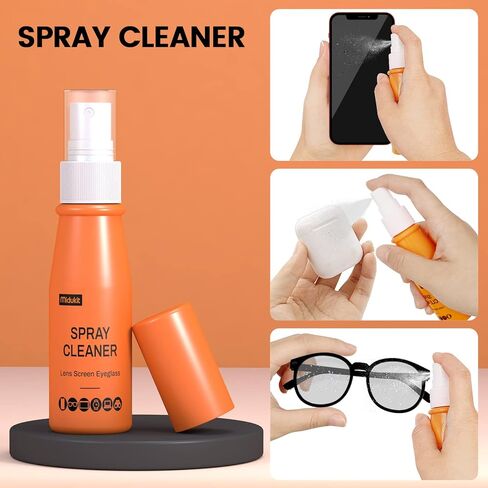 Cleaning Kit for iPhone Cell Phone Airpod, Charging Port Cleaning Tool for iPhone, Cleaner Kit for iPhone Screen Earbud Eyeglass Laptop PC, Cleaning Tool for Apple iPhone Charger Lightning Port USB C in Kuwait