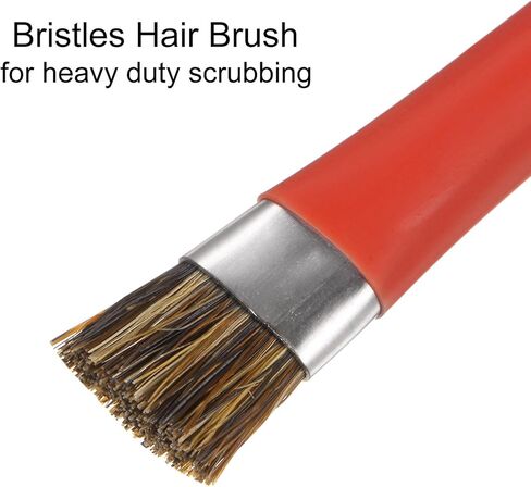 فرشاة تنظيف HARFINGTON مزدوجة الرأس للهاتف الأم IC بشعيرات 12 × 15 مم، منظف فرشاة ESD مضاد للكهرباء الساكنة لهاتف الكمبيوتر، طول 148 مم، أحمر in Kuwait