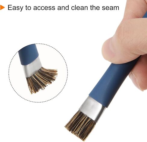 HARFINGTON Double-Head Phone Motherboard IC Cleaning Brush 12x15mm Bristles Hair Anti-Static ESD Brush Cleaner for Computer Phone, 148mm Length, Blue in Saudi Arabia