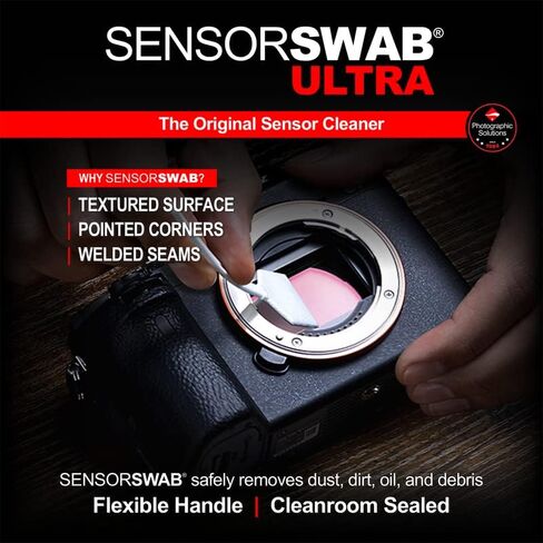 Photographic Solutions Digital Survival Kit - Type-3 (24mm) Sensor Swabs, PEC-PAD Photo Wipes, E-Wipe Packet, Eclipse Optic Cleaning Fluid - Camera Cleaning Kit with Travel Bag in Saudi Arabia