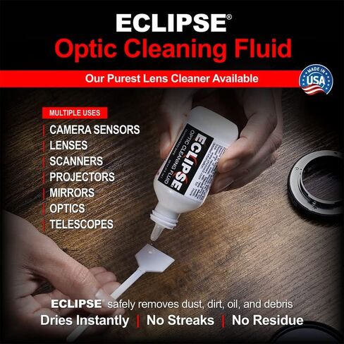 Photographic Solutions Digital Survival Kit - Type-3 (24mm) Sensor Swabs, PEC-PAD Photo Wipes, E-Wipe Packet, Eclipse Optic Cleaning Fluid - Camera Cleaning Kit with Travel Bag in Saudi Arabia