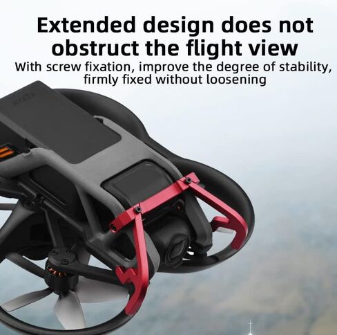 Drone Gimbal Bumper Protection Bar For dji avata, Aluminum Alloy Camera Guard Bracket Protector,Drone Accessories (Black) in Kuwait