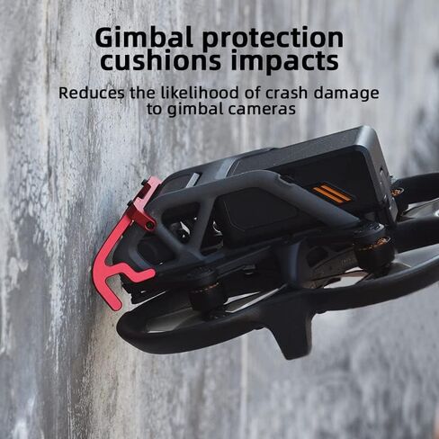 Drone Gimbal Bumper Protection Bar For dji avata, Aluminum Alloy Camera Guard Bracket Protector,Drone Accessories (Black) in Kuwait