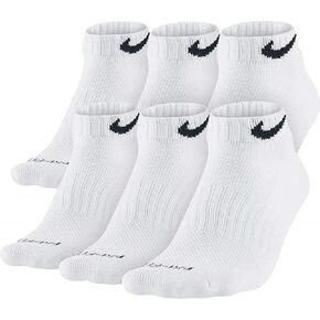 جوارب Nike Dri-FIT منخفضة القطع أبيض/أسود مقاس كبير in Kuwait