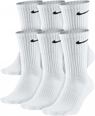 Nike Boys Crew White Sock 6 pr. 5Y-7Y Sock in Saudi Arabia