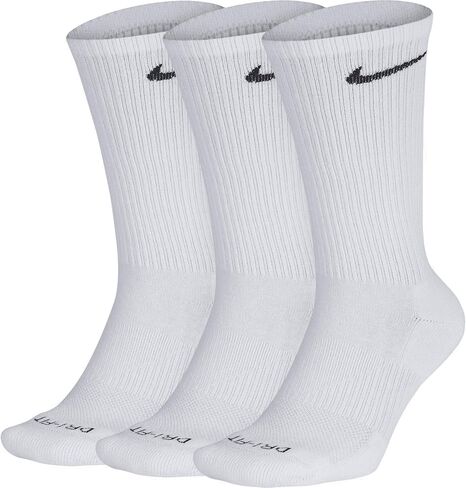 Nike Everyday Plus Cushion Crew 3 Pack Socks White (Medium) SX6888-100 (Medium) in Saudi Arabia