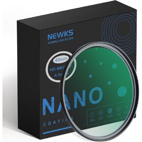 فلتر NEWKS للأشعة فوق البنفسجية، فلتر عدسة كاميرا 67 مم للحماية من الأشعة فوق البنفسجية نحيف للغاية مع زجاج بصري عالي الدقة 9H عالي الصلابة / إطار من سبائك الألومنيوم / 30 طبقة مطلية بالنانو / مقاومة للخدش، تتضمن قطعة قماش للتنظيف in Kuwait