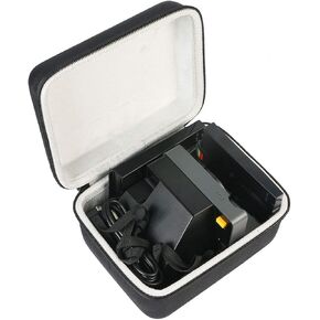 khanka Hard Travel Case Compatible with Polaroid Originals Now I-Type Instant Camera (Black-1 zipper)