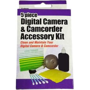 Synergy Digital Camera Cleaning Kit, Compatible with Kodak Pixpro FZ45 Camera, Includes: Dust Blower Brush, Bottled Lens Solution, Non-Abrasive Cleaning Cloth, 25 Pack Lens Tissue, 5 Cotton Swabs in Saudi Arabia