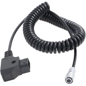 كابل طاقة ملفوف SZRMCC D-Tap إلى BMPCC 4k/6k Weipu SF6 2 دبوس إلى D-Tap كابل تحكم لكاميرا سينما Blackmagic Pocket Cinema / بطارية تثبيت على شكل V ذهبية in Kuwait