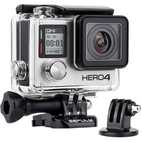 Waterproof Housing Case for GoPro Hero 4, Hero 3+, Hero 3 Underwater Photography - Waterproof Up to 131 ft (40M) - with Quick Release Mount, Thumb Screw in Saudi Arabia