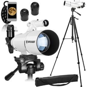 Bresser Classic 70/350 Refractor Telescope with Aluminium Mount and Smartphone Holder in Kuwait