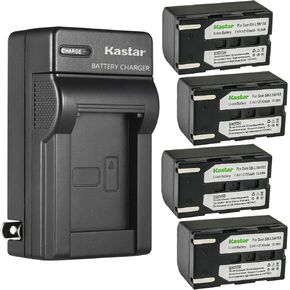 Kastar 2-Pack SB-LSM160 Battery and AC Wall Charger Replacement for Samsung SC-D357, SC-D362, SC-D363, SC-D364, SC-D365, SC-D366, SC-D371, SC-D372, SC-D375, SC-D453, SC-D455, SC-D457, SC-D557 Cameras in Kuwait