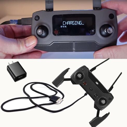 كابل شاحن محول طاقة لجهاز التحكم عن بعد Micro USB بطول 5 أقدام لـ DJI Mavic Mini (الجيل الأول)، DJI Mini SE، DJI Pro، DJI 2 Pro Zoom، DJI Air، DJI Air، كتلة ملحقات سلك شحن وحدة التحكم عن بعد DJI in Kuwait