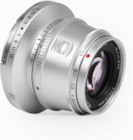 عدسة التركيز اليدوي TTArtisan 35 مم F1. 4 APS-C متوافقة مع L Mount Camera Leica T وTL وTL2 وCL وسيجما FP (فضي) in Kuwait