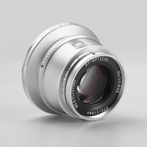 عدسة التركيز اليدوي TTArtisan 35 مم F1. 4 APS-C متوافقة مع L Mount Camera Leica T وTL وTL2 وCL وسيجما FP (فضي) in Kuwait