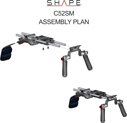Shoulder Mount for Canon C500 Mark II, C300 Mark III in Kuwait