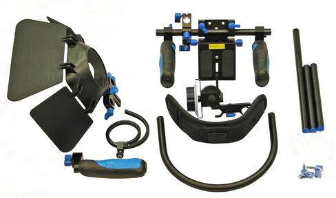 Lumiere L.A. L60381 xTremCam Shoulder Rig Set 02 With FFocus 00 MBox 01 مقبض علوي ووزن كاونتر لكاميرا HDSLR DSLR in Saudi Arabia