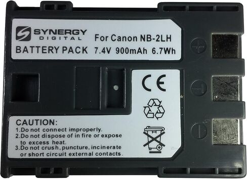 Accessory Kit Compatible with Synergy Digital, Works with Canon FV 500 Digital Camera Includes: SDNB2LH Battery, SDM-118 Charger in Saudi Arabia