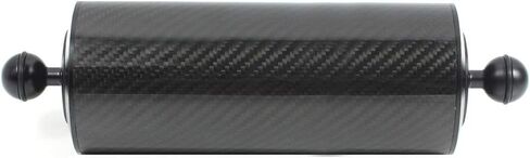 5/8/10 Inch Carbon Fiber Float Buoyancy Aquatic Arm 1" Dual Ball 80mm Underwater Diving Camera Tray (8 Inch-619g Float) in Kuwait