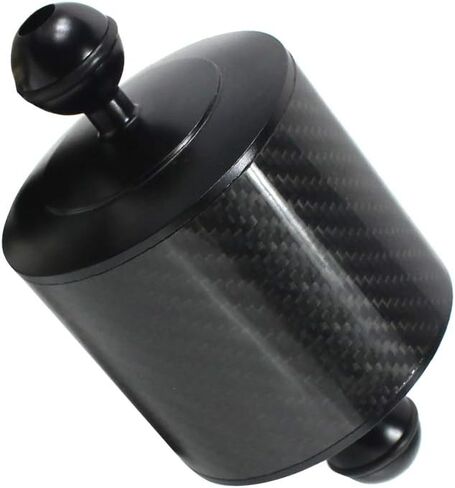 FEICHAO 5/8/10 Inch Carbon Fiber Float Buoyancy Aquatic Arm 1" Dual Ball 80mm Underwater Diving Camera Tray (10 Inch-872g Float) in Saudi Arabia