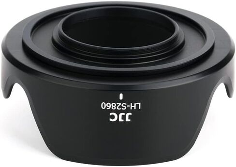 JJC LH-S2860 Black Petal Tulip Lens Hood Shade, Compatible with Sony FE 28-60mm f/4-5.6 Lens and Sony E PZ 16-50mm f/3.5-5.6 OSS Lense in Saudi Arabia