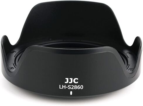 JJC LH-S2860 Black Petal Tulip Lens Hood Shade, Compatible with Sony FE 28-60mm f/4-5.6 Lens and Sony E PZ 16-50mm f/3.5-5.6 OSS Lense in Saudi Arabia