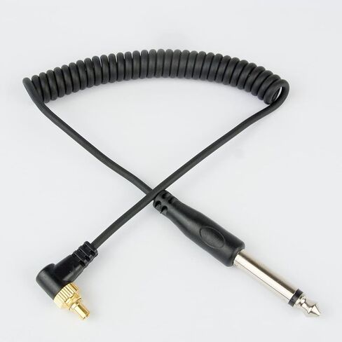DSLRKIT 6.35mm (1/4in) to Male Flash PC Sync Cable Cord with Screw Lock in Saudi Arabia