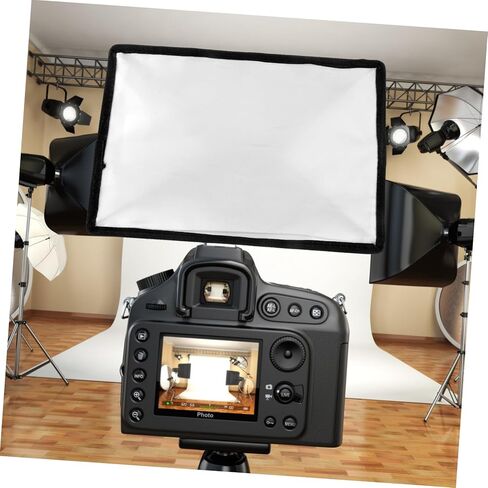 SWOOMEY المحمولة الناشر Speedlight Softbox فلاش الناشر كاميرا فلاش الناشر Softbox الإضاءة لتسجيل الفيديو Softbox للكاميرا مصباح فلاش آلة أعلى القماش غطاء عاكس الحديد in Kuwait