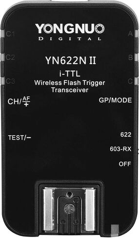 YONGNUO YN622N II Wireless TTL Flash Trigger, with High-Speed Sync HSS 1/8000s for Nikon Camera in Saudi Arabia