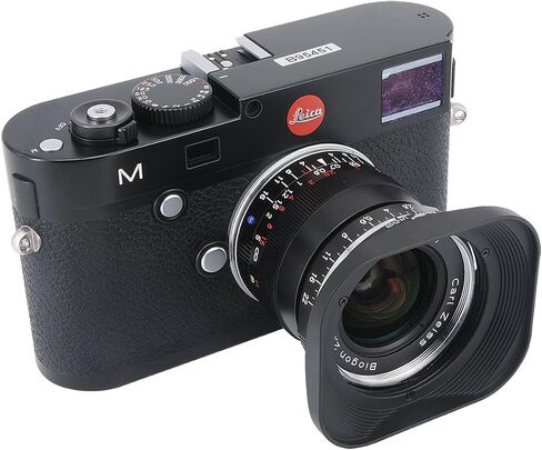 غطاء عدسة معدني مستدير Haoge LH-ZV09 متوافق مع عدسة Carl Zeiss C Biogon T* 4.5/21 21 مم f4.5 ZM، C Sonnar T* 1.5/50 50 مم f1.5 ZM in Kuwait