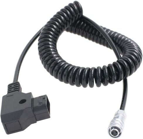 كابل طاقة ملفوف SZRMCC D-Tap إلى BMPCC 4k/6k Weipu SF6 2 دبوس إلى D-Tap كابل تحكم لكاميرا سينما Blackmagic Pocket Cinema / بطارية تثبيت على شكل V ذهبية in Saudi Arabia