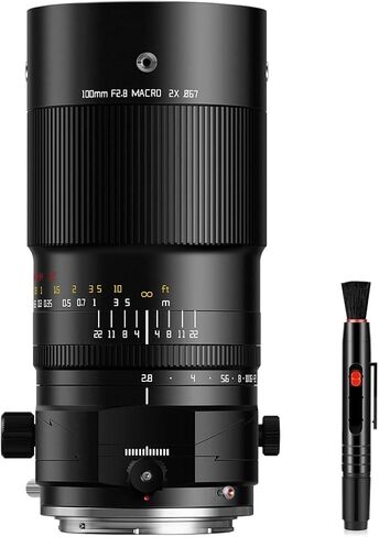 TTARTISAN 100mm F2.8 2X Ultra Macro Tilt-Shift Lens, Full Frame Lens for Sony E-Mount Mirrorless Cameras Alpha a7 a7II a7III a7R a7RII a7RIII a7RIV a7S a7SII a7SIII a9 a7C in Saudi Arabia