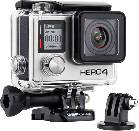 Waterproof Housing Case for GoPro Hero 4, Hero 3+, Hero 3 Underwater Photography - Waterproof Up to 131 ft (40M) - with Quick Release Mount, Thumb Screw in Kuwait