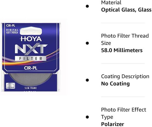 Hoya 37mm NXT Circular Polarizer Filter in Saudi Arabia