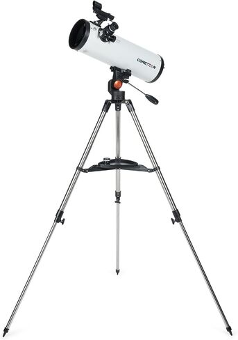 Celestron – Cometron 114mm Newtonian Telescope – Newtonian Reflector Telescope with Parabolic Mirror – Alt–azimuth Mount – Ideal Telescope for Beginners – BONUS Astronomy Software Package in Saudi Arabia