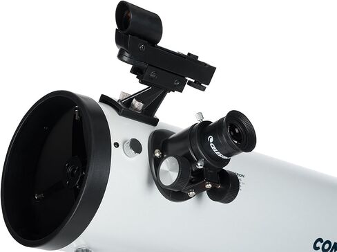 Celestron – Cometron 114mm Newtonian Telescope – Newtonian Reflector Telescope with Parabolic Mirror – Alt–azimuth Mount – Ideal Telescope for Beginners – BONUS Astronomy Software Package in Saudi Arabia