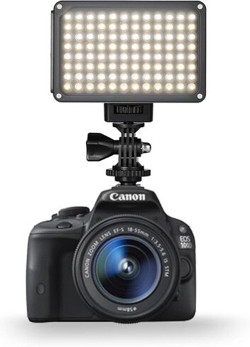 GVM Bicolor Camera Light, Portable LED Video Light with Rechargeable Battery & Magnetic Soft Light Panel, Photography Lighting for All SLR Cameras Nikon, Canon, Sony, Pentax, Panasonic and Tripods in Saudi Arabia