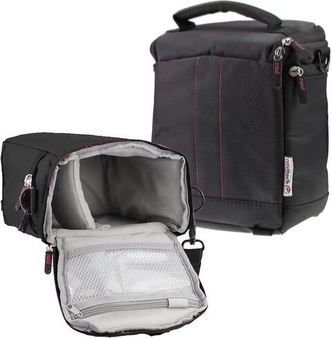 Navitech Black Water Resistant Protective Portable Handheld Binocular Case and Travel Bag Compatible with The Canon 18x50 is All Weather in Saudi Arabia