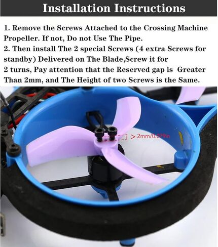 Asixxsix Drone Propeller Remove Wrench Tool, Portable Aluminum Alloy Drone Propeller Removal Tool with 2 Wrenches for Three Hole Mounting Propellers of Micro RC FPV Drones, Reduce Damage in Saudi Arabia
