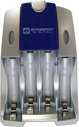 Synergy Digital Camera Battery Charger, Compatible with Canon Powershot A720 is Digital Camera, 110/220V Fold-in Plug with Car & EU adapters in Saudi Arabia