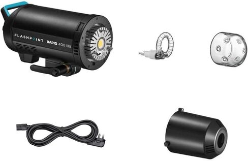 Flashpoint Rapid 400 II HSS Monolight with Built-in R2 2.4GHz Radio Remote System, Bowens Mount in Kuwait