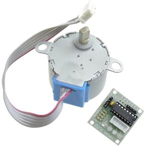 Gear Motor,dc Geared Motor,Small Motor,1 Set 28BYJ-48 DC Gear Stepper Motor + ULN2003 Driver Board, 4 Phase 5V 12V, Smart Electronics Motor(Shaft Diameter:5V Set) (Size : 5V Set) in Saudi Arabia