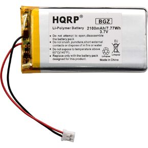 HQRP Battery Compatible with Uniden Guardian UDR744 UDR744HD UDR777HD UDR780HD 634169 Monitor 3.7v 2.1Ah 2100mAh in Kuwait