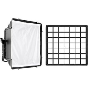 موزع سوفت بوكس قابل للطي من جي في ام مع خلية نحل شبكية لمصابيح الفيديو LED RGB 800D/560AS/480LS، مناسب لاضاءة الاستوديو والتصوير الفوتوغرافي الفوتوغرافي واضاءة الفيديو ولوحة LED، عبوتان، 11×11 انش in Kuwait