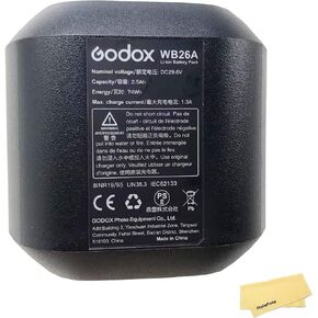 Godox WB26A DC29.6V/2.5Ah Lithium Battery Pack for Godox AD600Pro AD600 Pro Strobe Flash in Saudi Arabia
