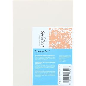 Speedball 4345 Speedy-Cut Printing Block-Soft Rubber-Like Material Easy to Carve, 2.75 x 4.5 Inches