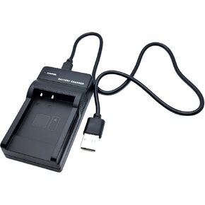 LCD USB Travel Battery Charger for Panasonic HC-V130 HC-V130K HC-V130EB-K HC-V130EG-K HC-V130EP-K Full HD Camcorder in Saudi Arabia